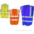 veiligheidsreflecterend vest met 4 reflecterende strepen